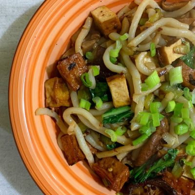 Udon tofu verdure